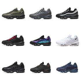 Nike max 95 height-enhancing thick-soled large-size air cushion shock-absorbing running shoes-2669